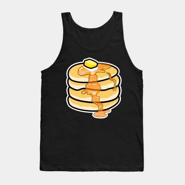 Hot mess - Pancakes Butter and Syrup Tank Top by PnJ